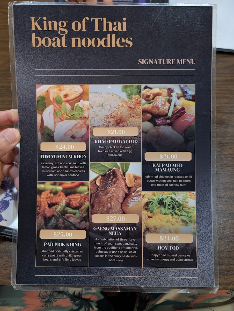 King of Thai Boat Noodles Waikiki Menu - Image 6